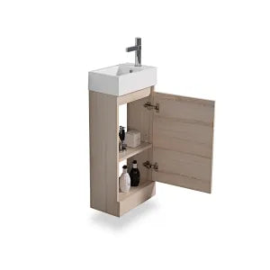 Small Narrow Wall Hung Bathroom Vanity