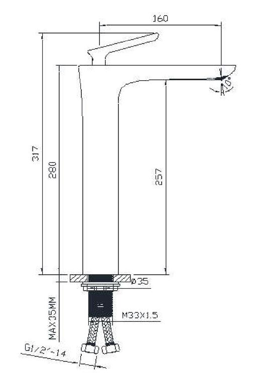 FB021W Basin Faucet