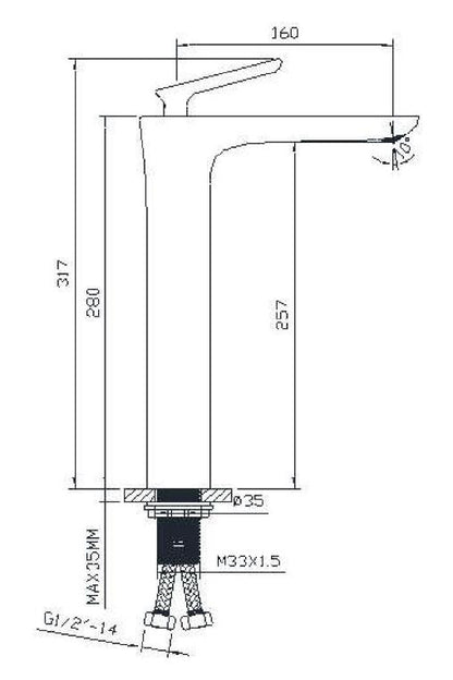 FB021W Basin Faucet