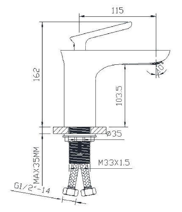 FB020B Basin Faucet